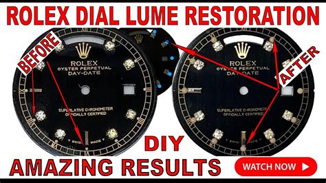 replacing lume plot rolex|luminous material for rolex.